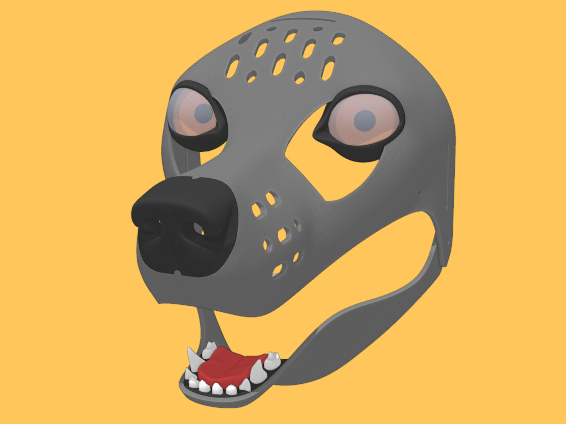 OpenFur: Canine Fursuit Head
