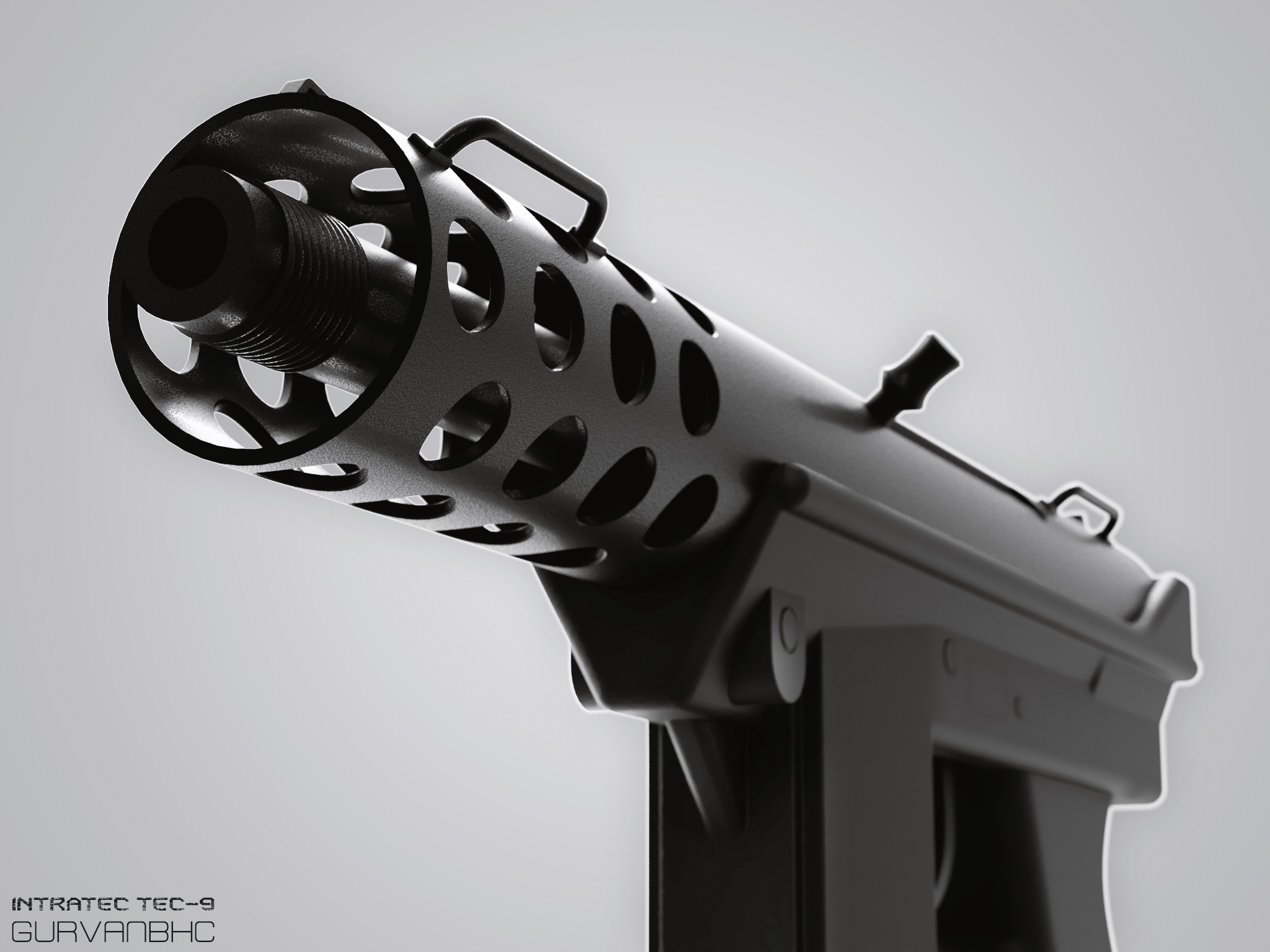 TEC-9 Props (no moving parts)