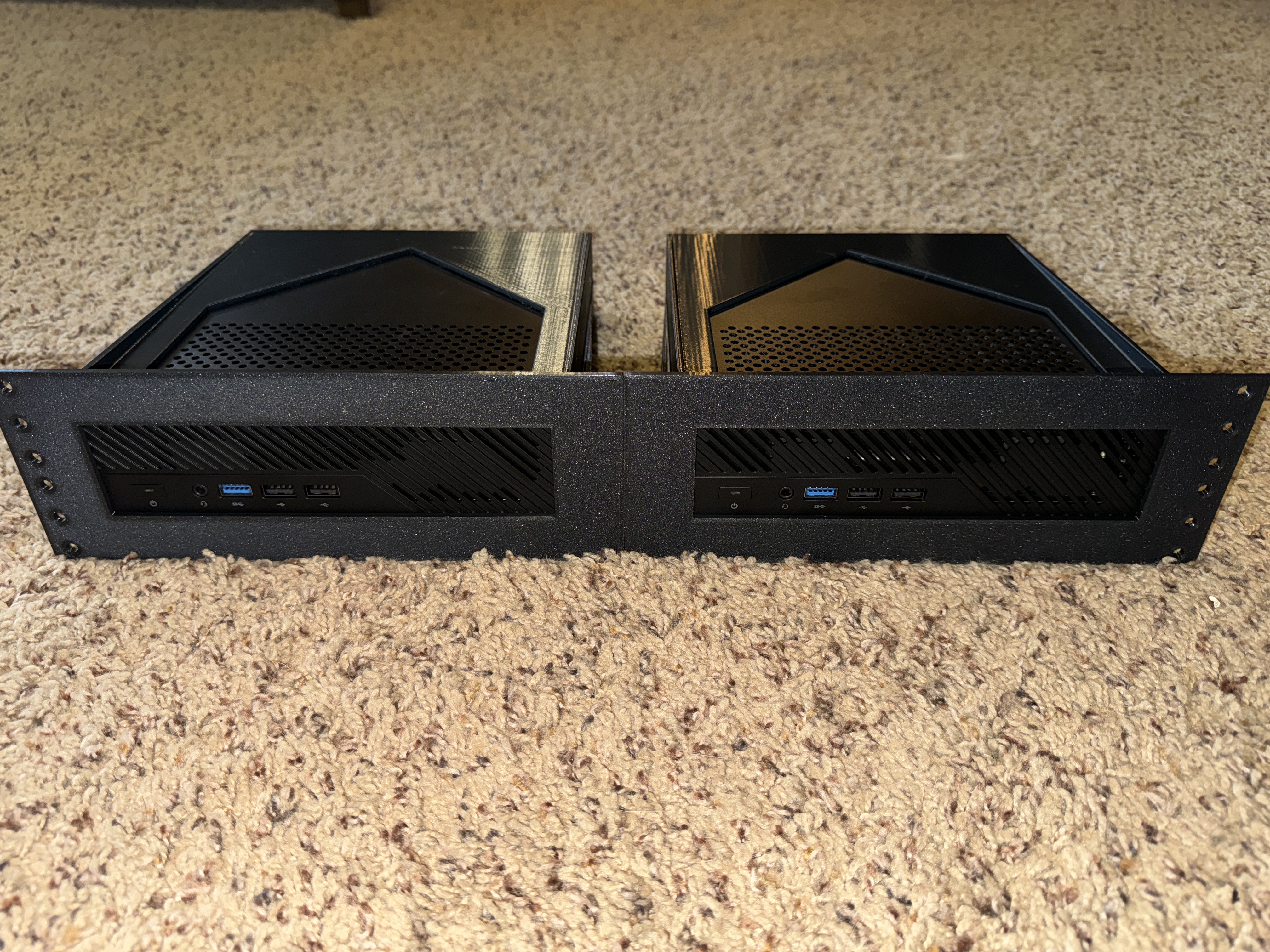 Minisforum MS-01 MS-A2 MS-R1 Dual Rack Mount 2U