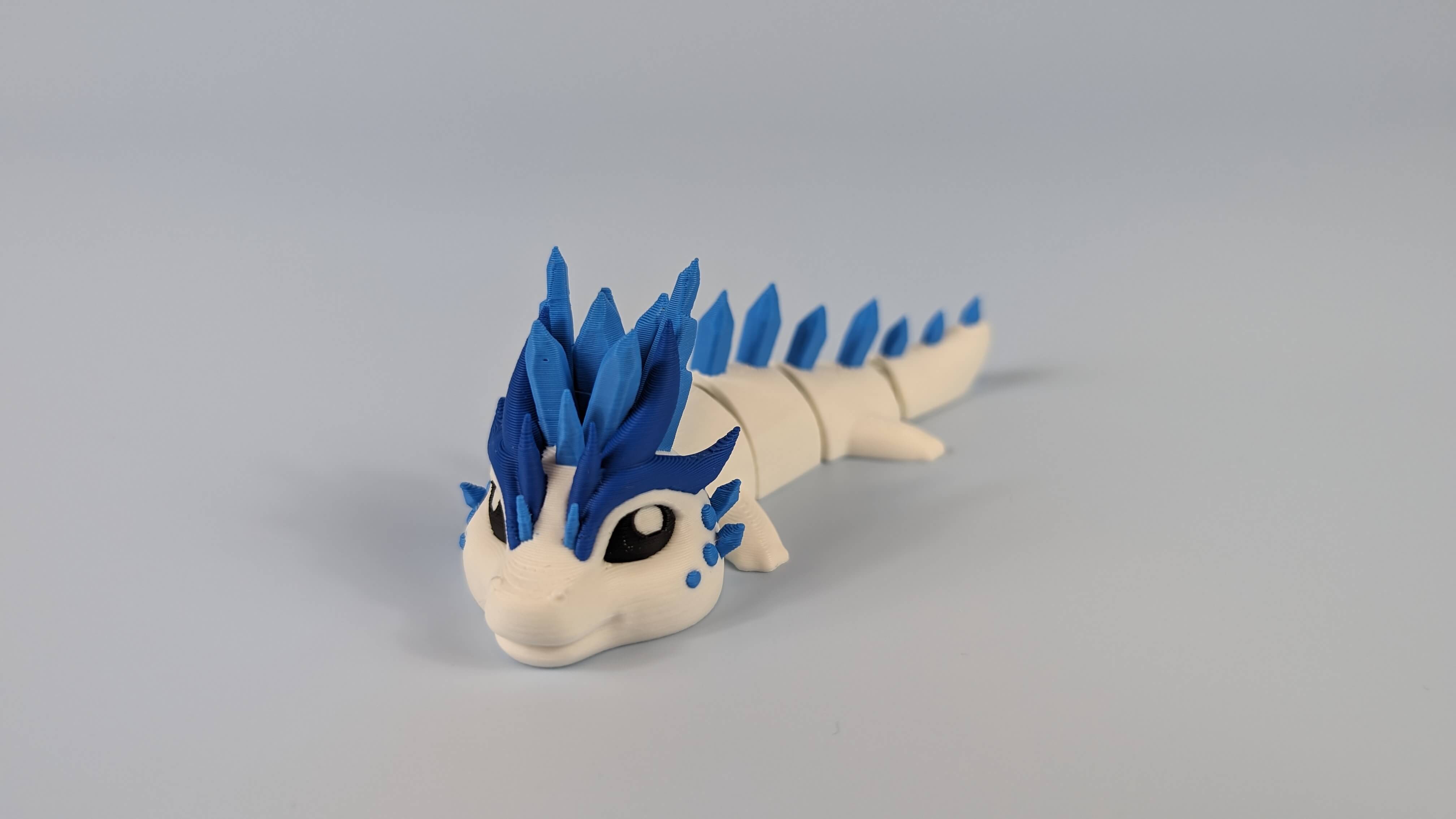Ice Dragon - Articulated Figure Keychain