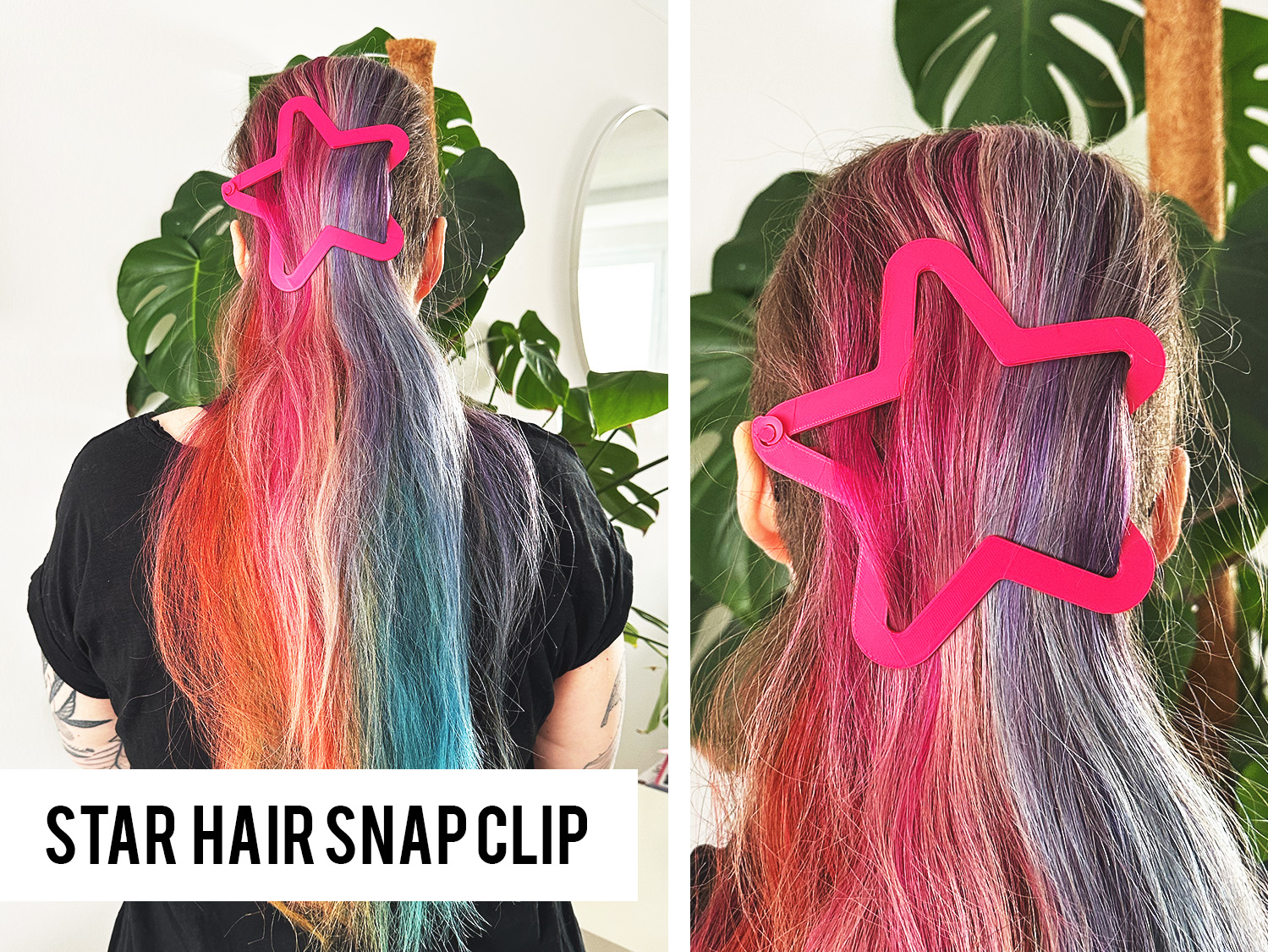 Star Hair Snap Clip