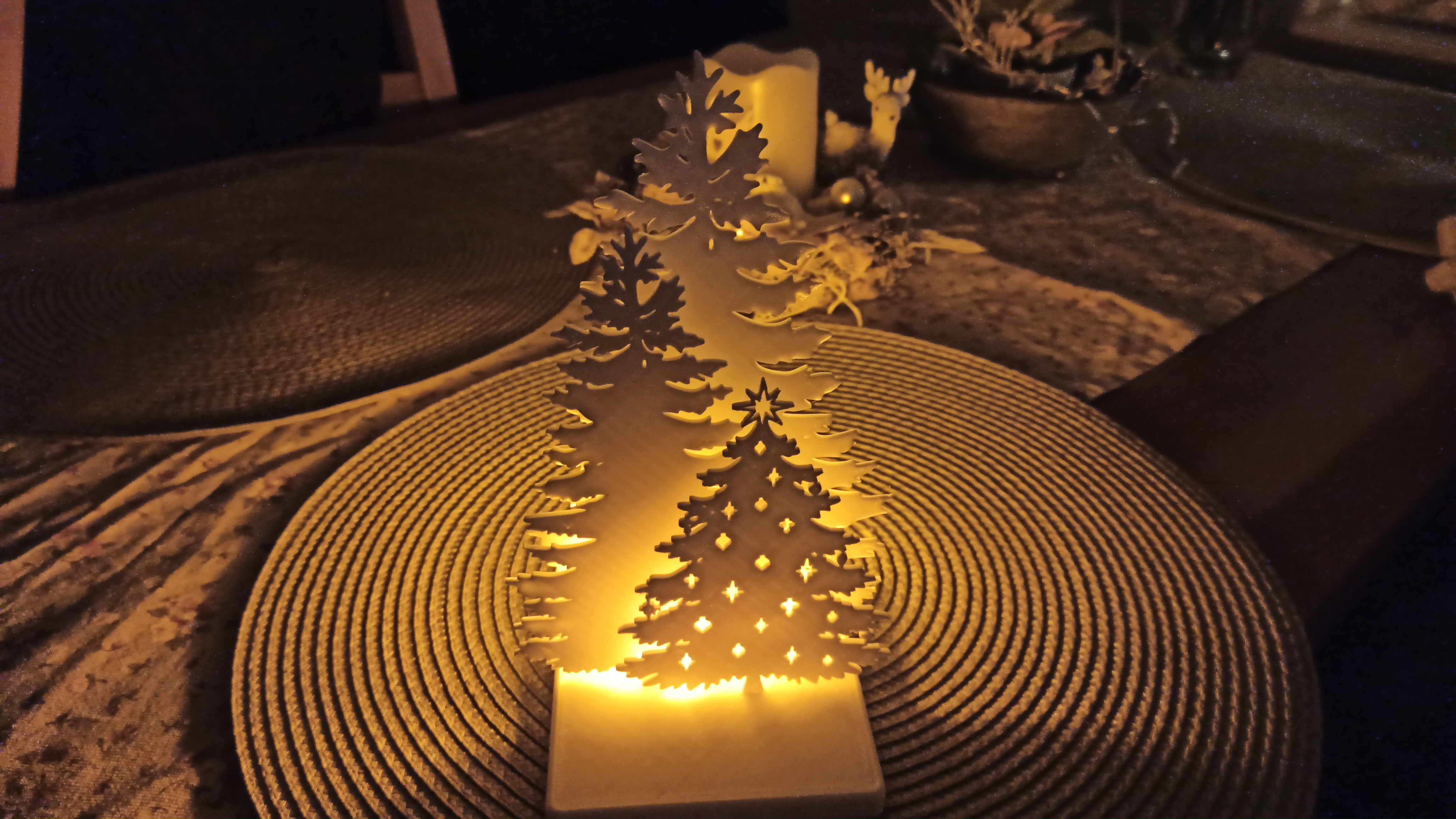 Christmas trees -led candle