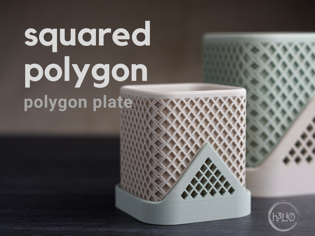 squared polygon planter Β· polygon plate