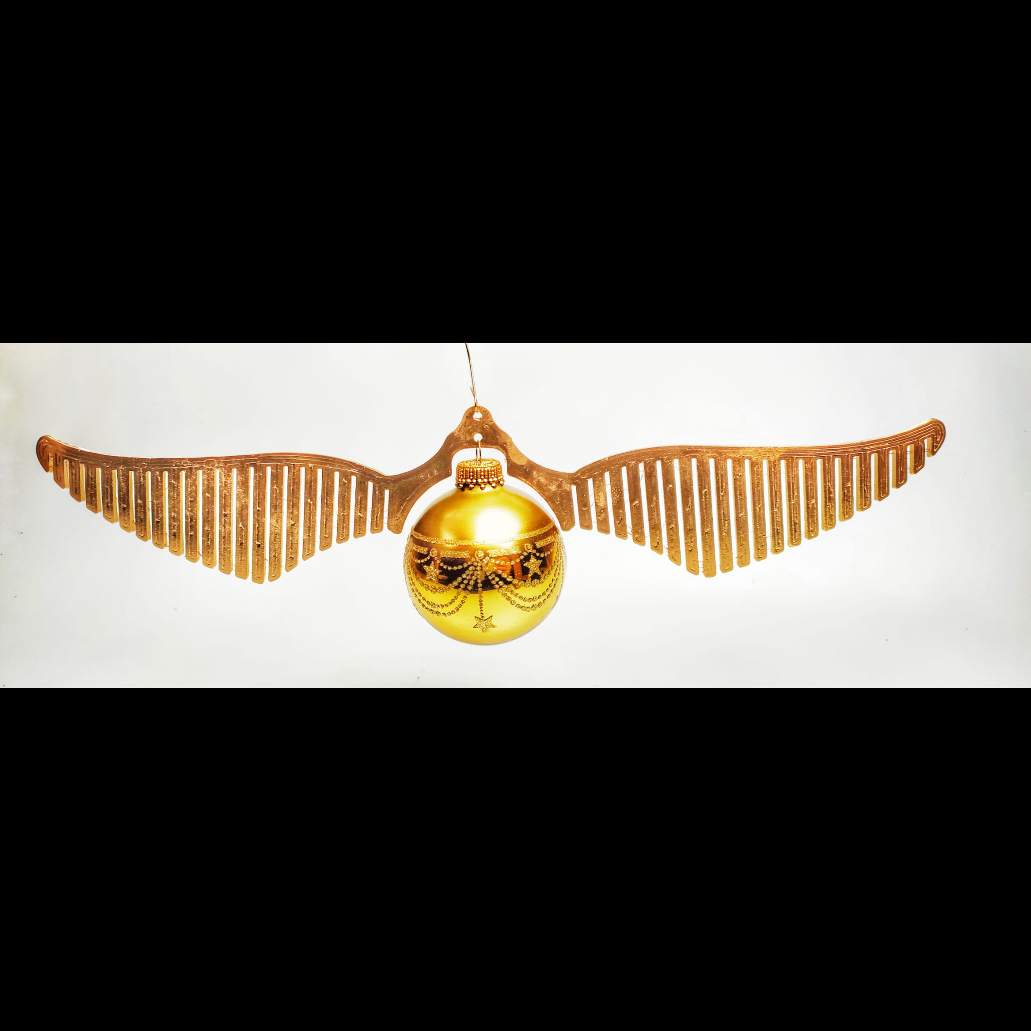 Golden snitch / goldener Schnatz Harry Potter christmas ball quidditch