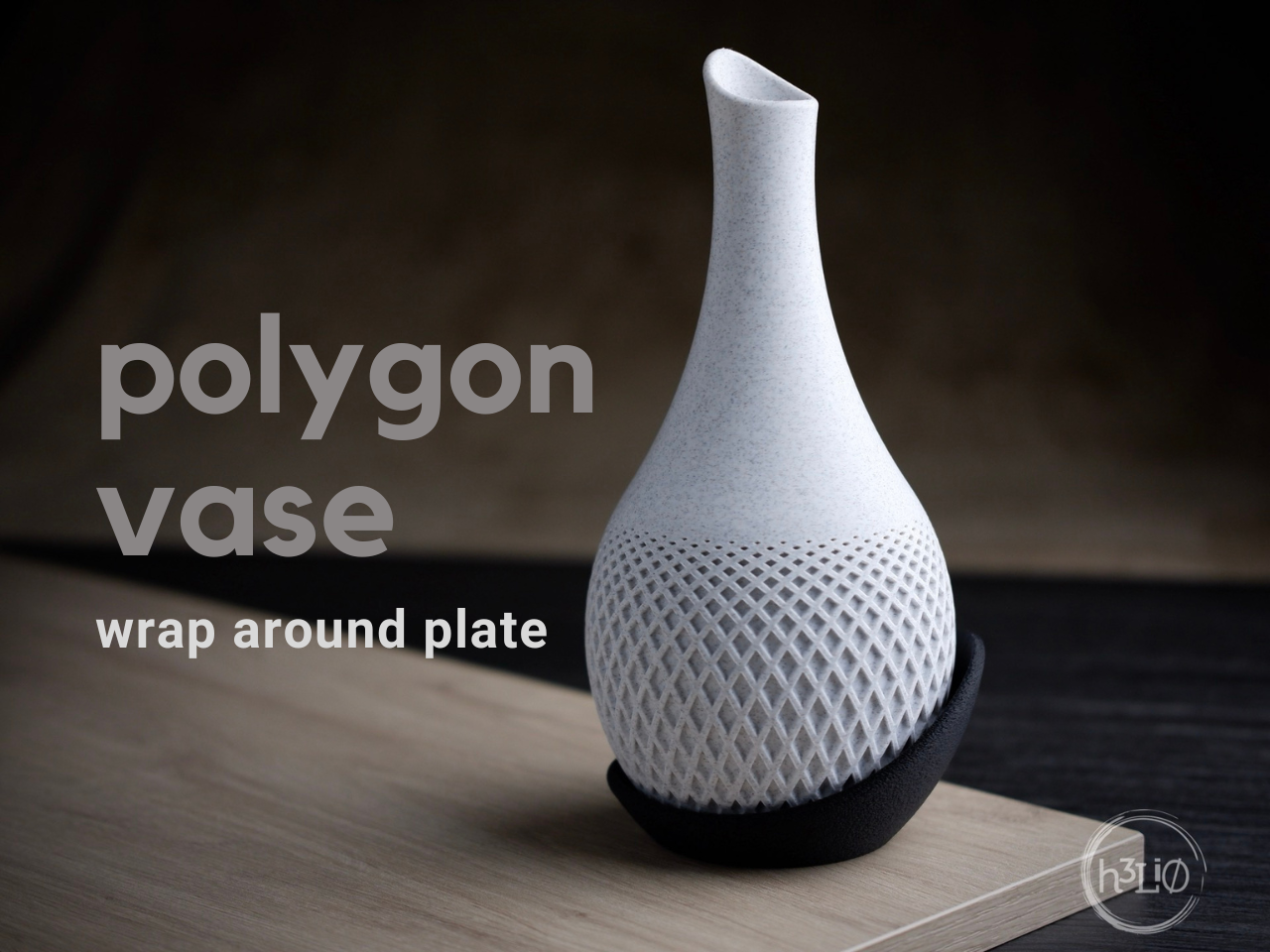 polygon vase Β· wrap around plate
