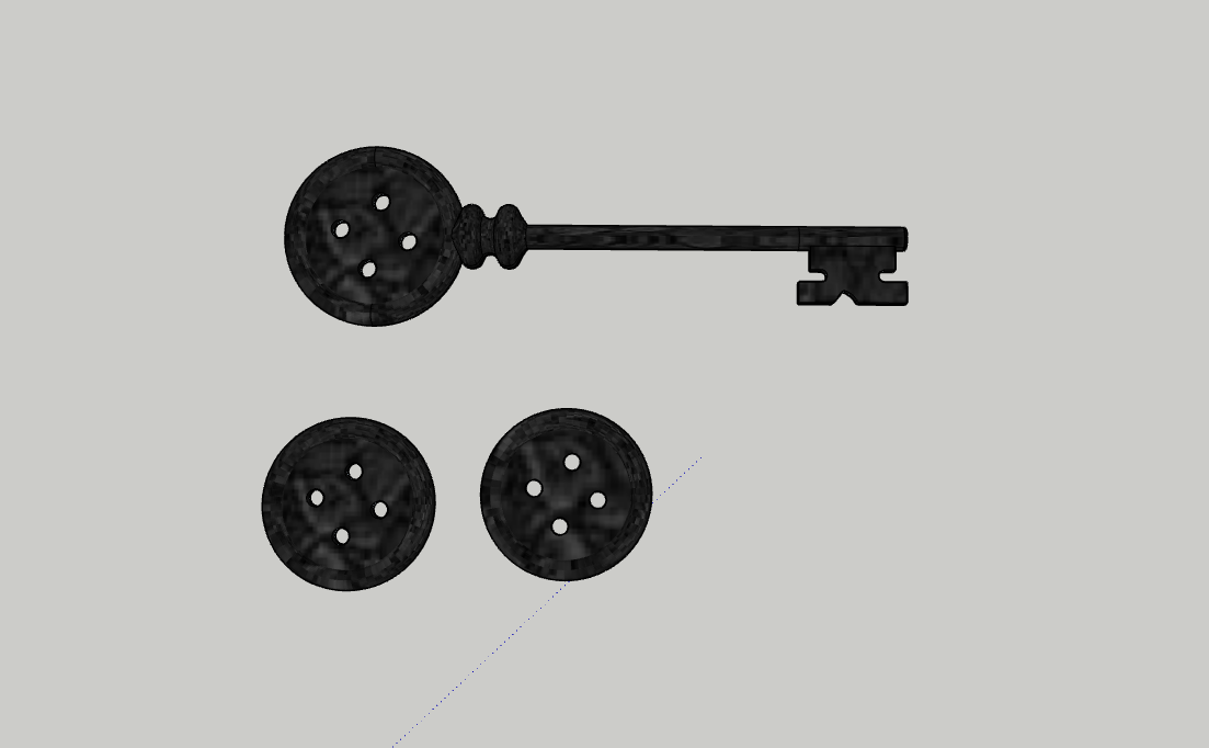 Coraline Button Key