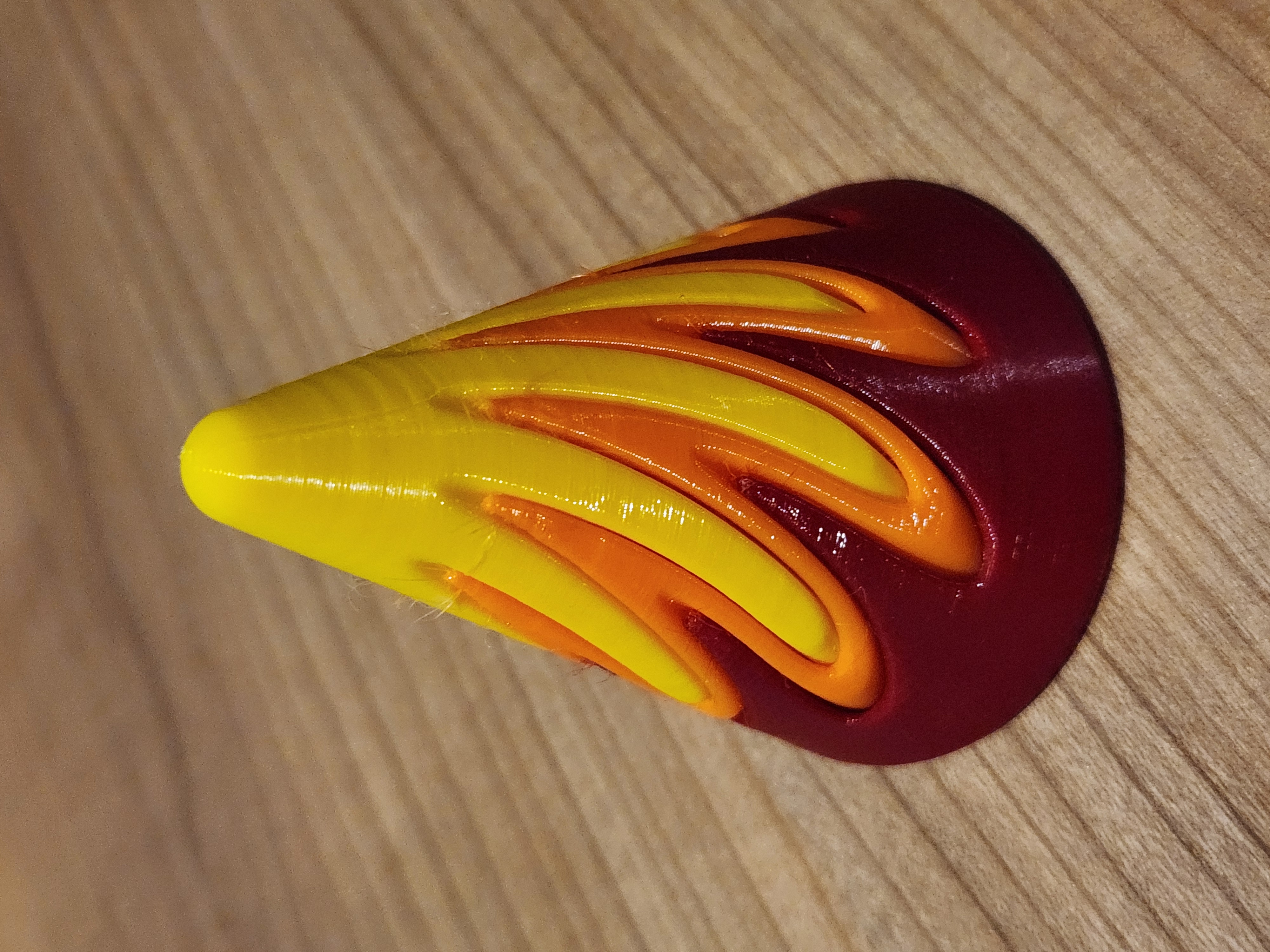 Double spiral cone fidget toy