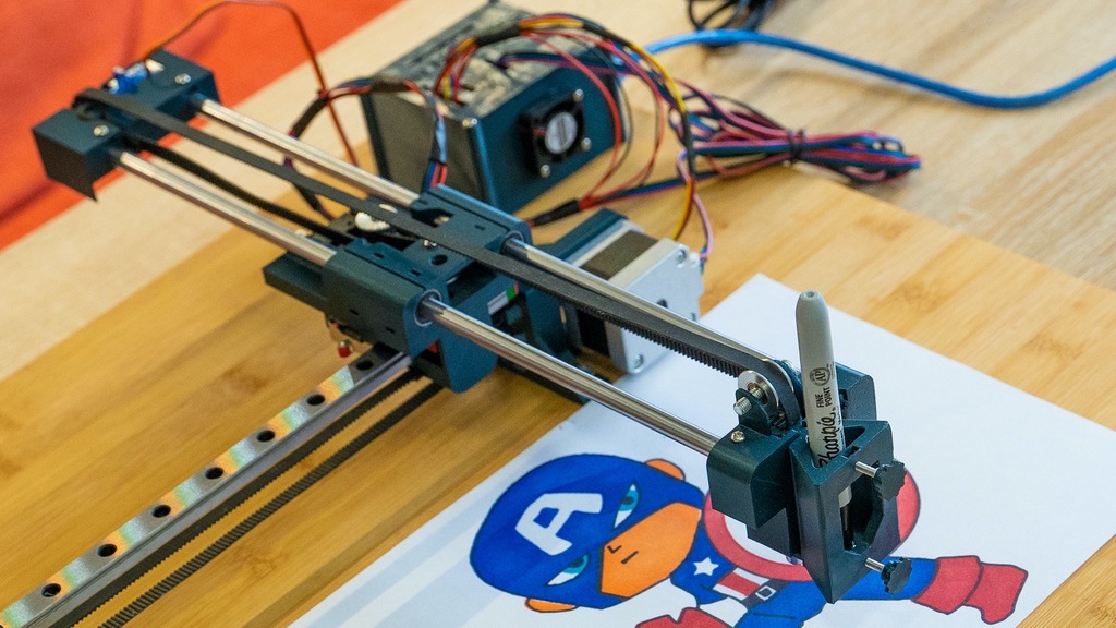 Easy 3D Printable CNC Drawing Machine - Draw on Cakes, Phones, Paper, Shirts | Arduino GRBL Plotter