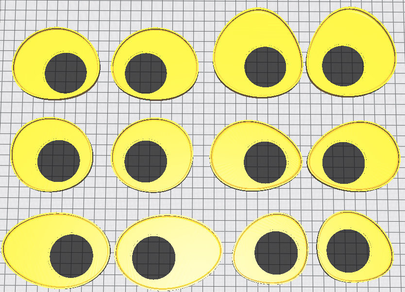 Fursuit eye inserts