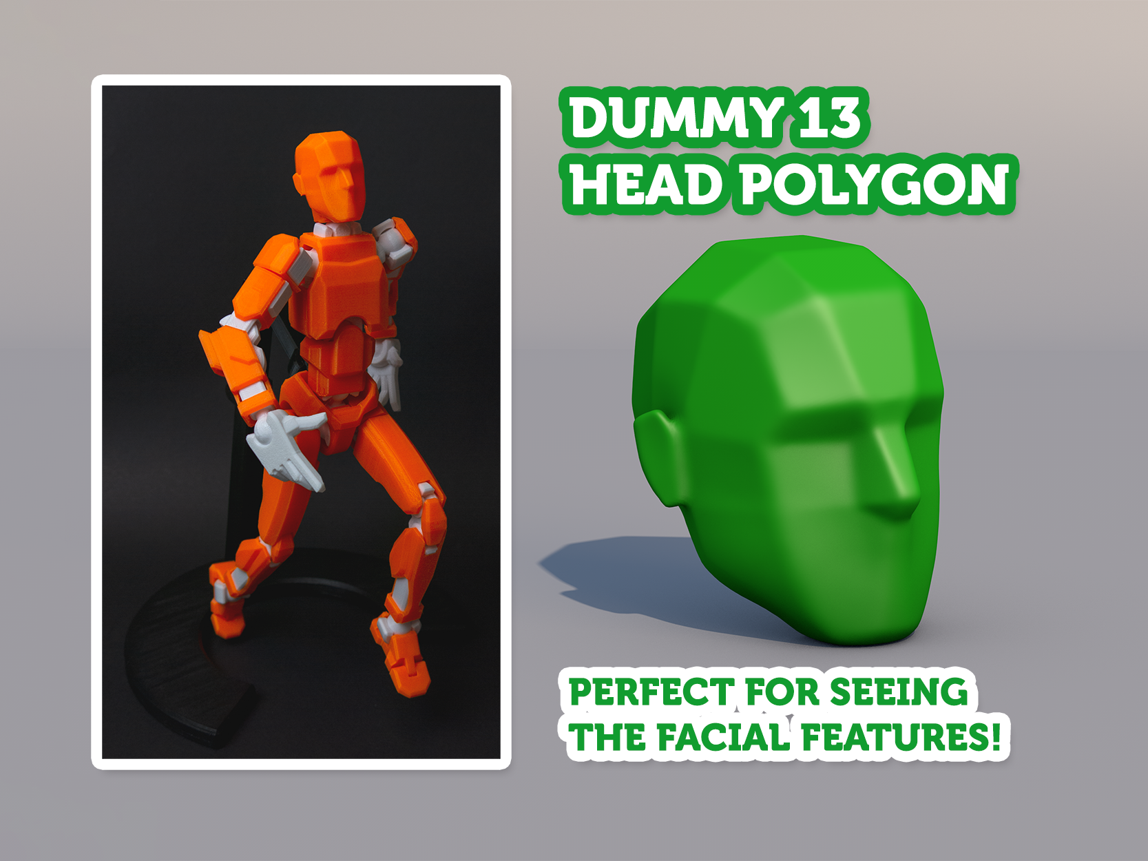 DUMMY 13 HEAD POLYGON