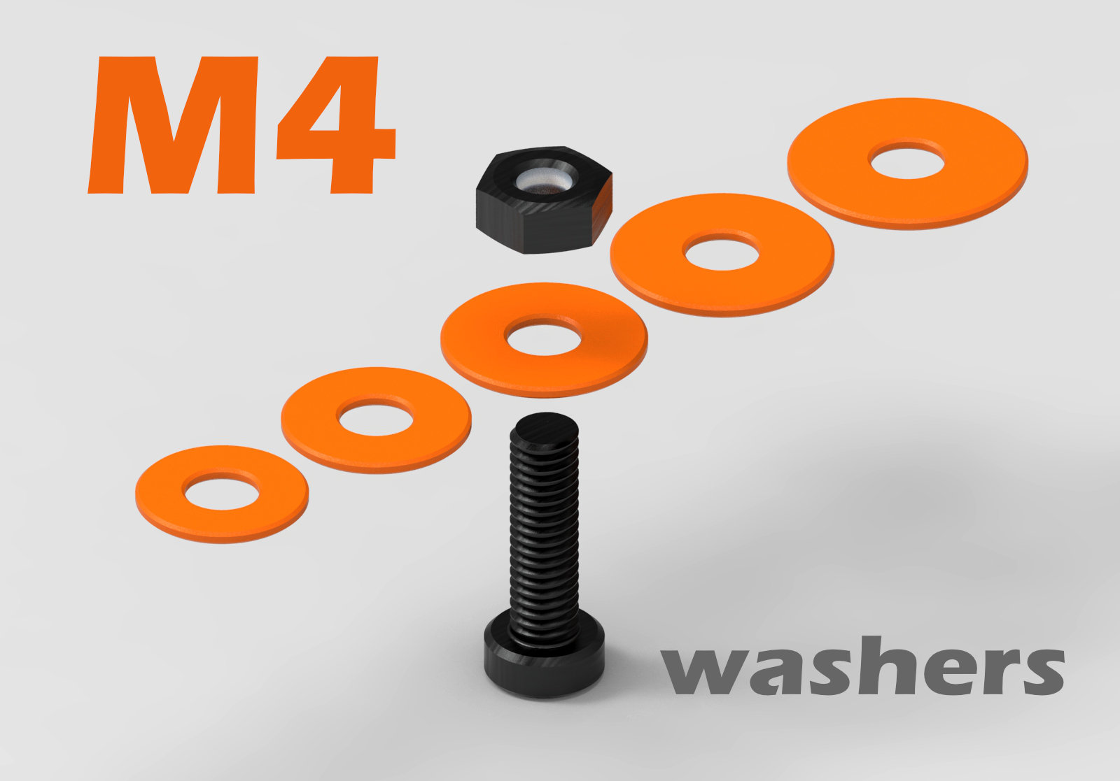 M4 Washer - 9 variations