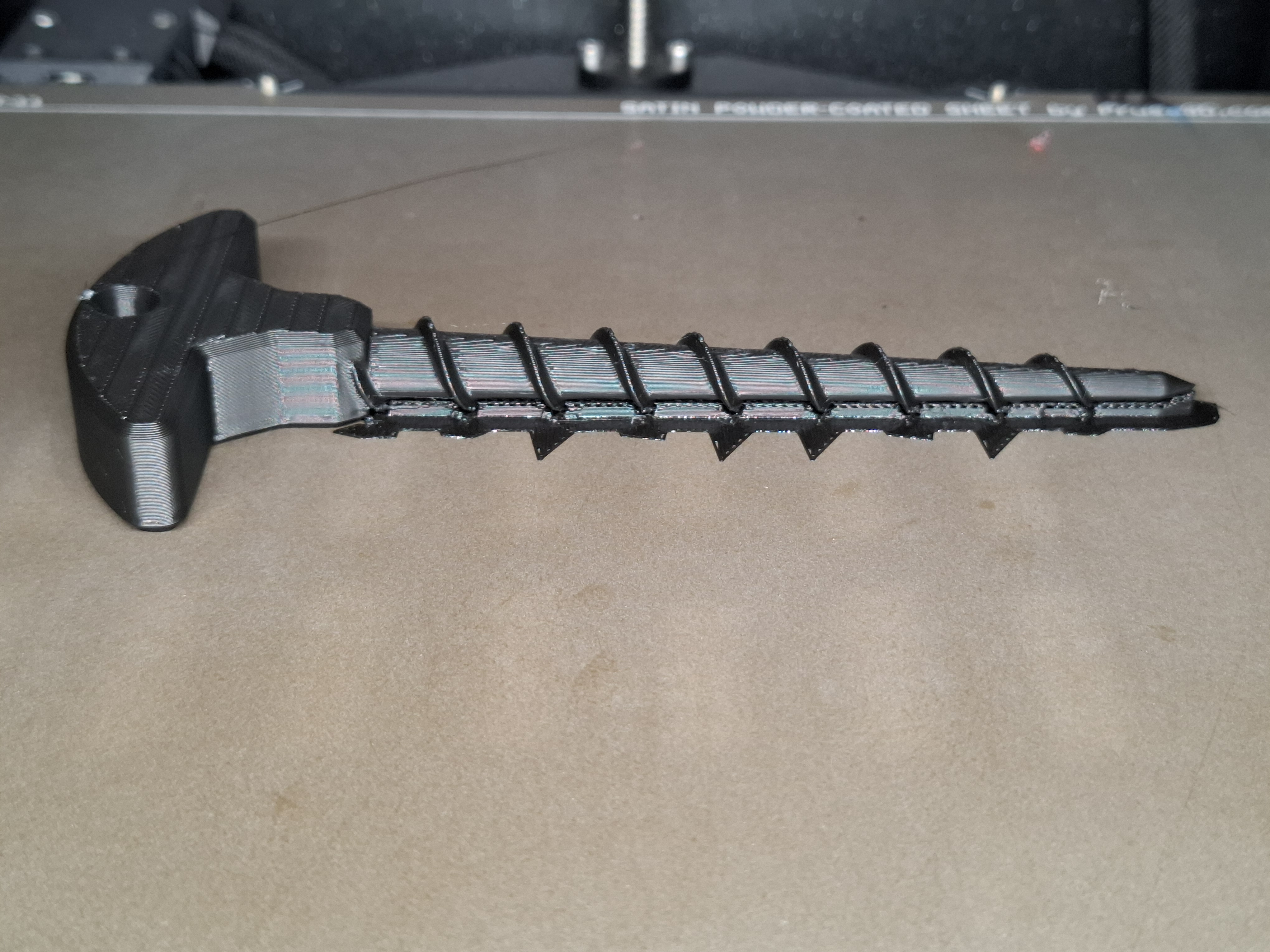 Caulking Gun Nozzle Unblocker. Without support for the handle - Stronger.