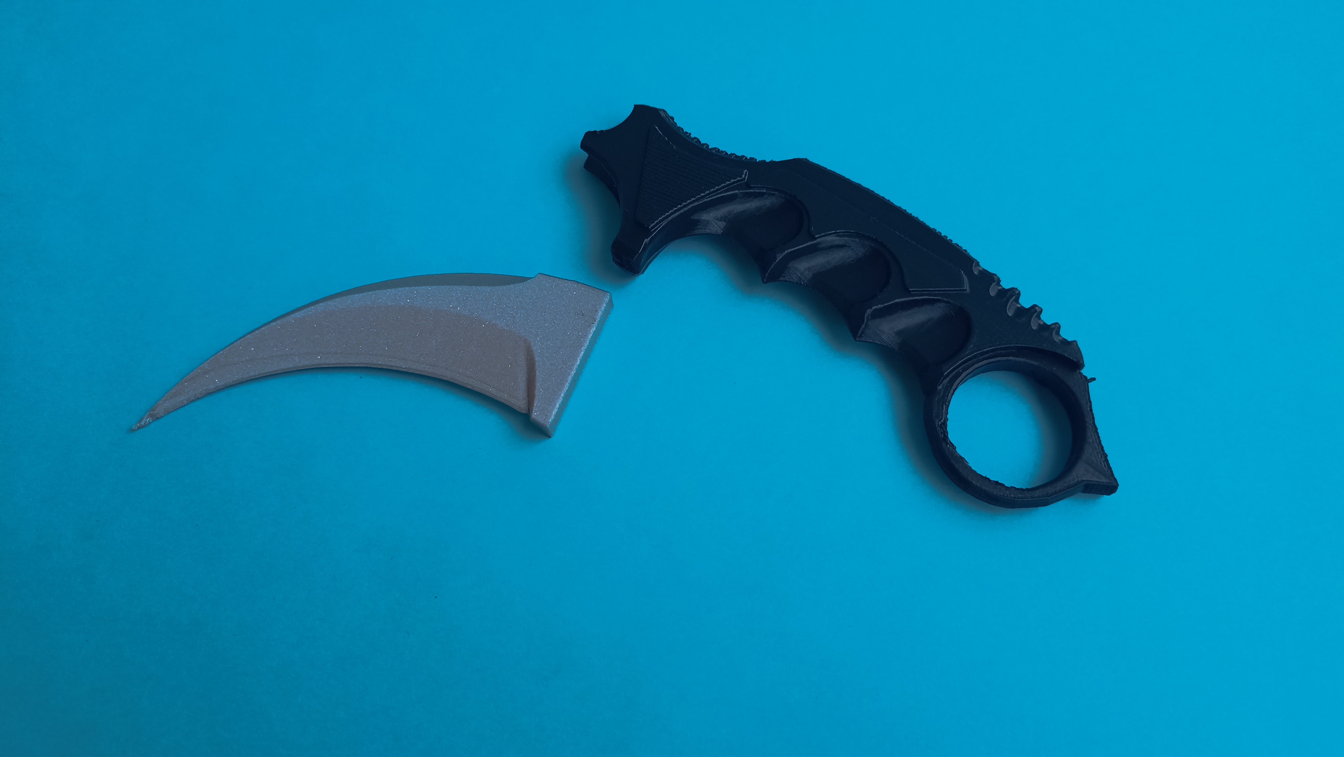 Karambit 2 parts, no AMS (CS2 Knife)counter strike