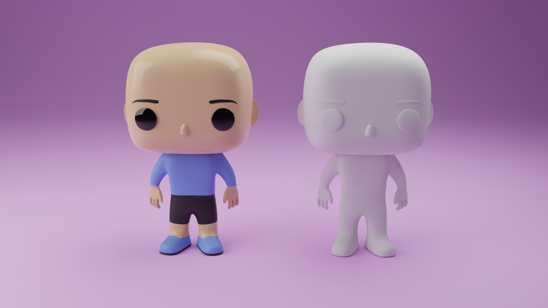 Male Customisable Funko Pop Template