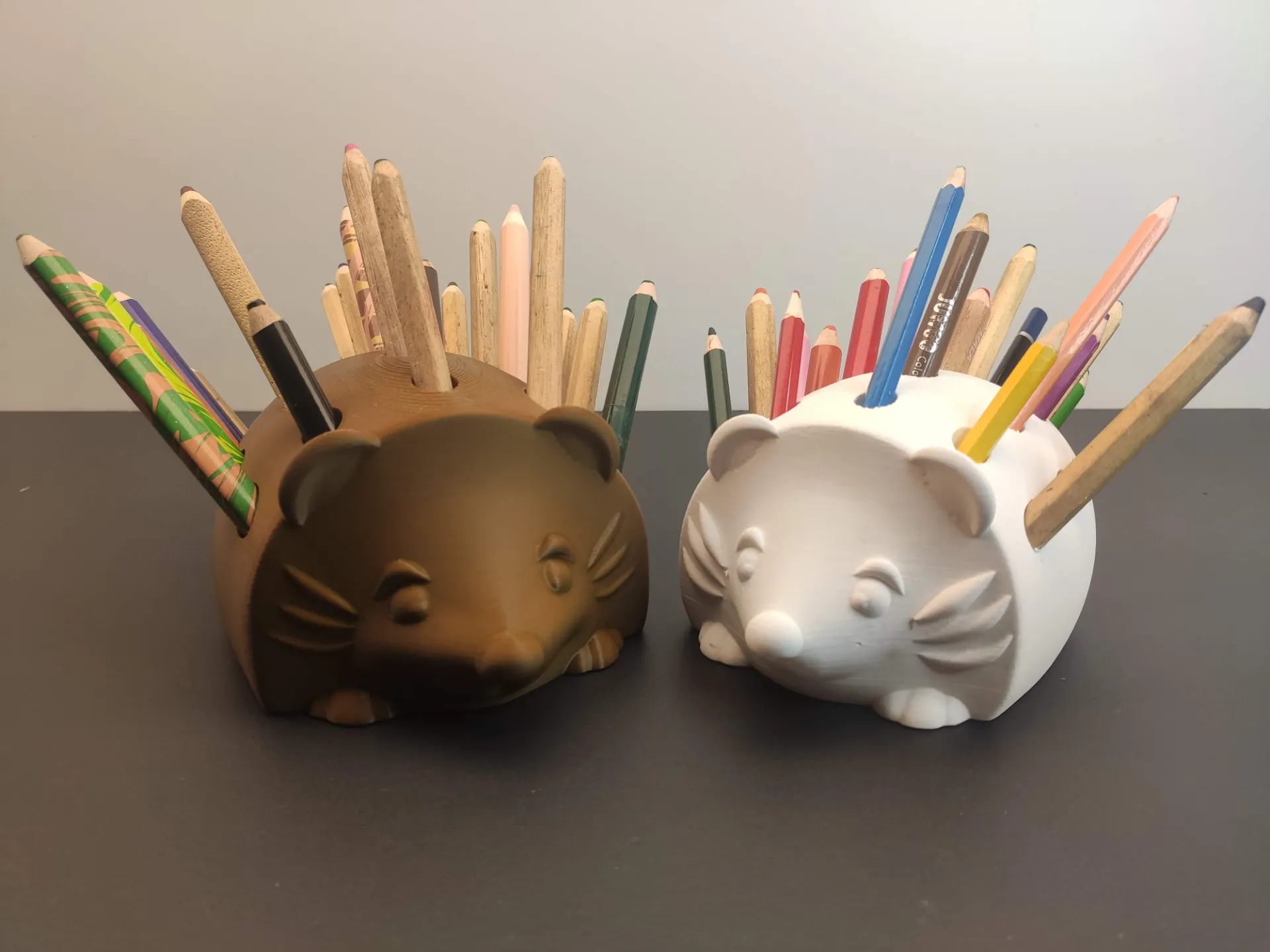 Crayon hedgehog