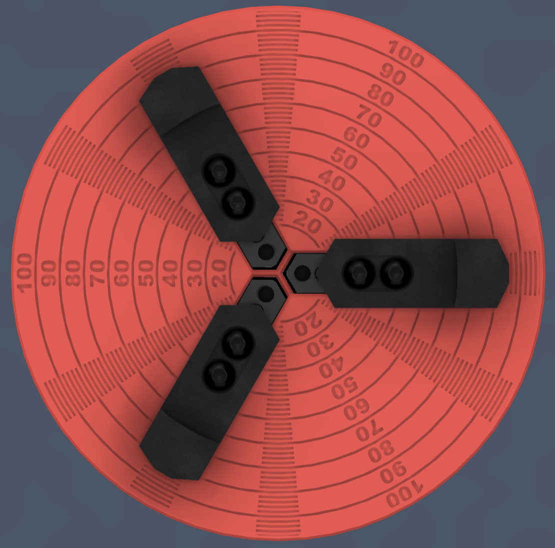 Parametric xTool RA2 Rotary Chuck and Backstop Fence