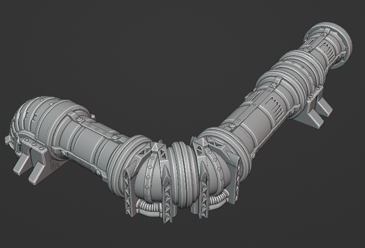 Grimdark terrain pipelines for wargaming.