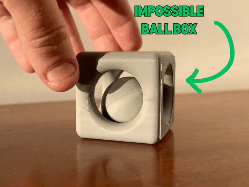Ball Stuck in Cube Fidget