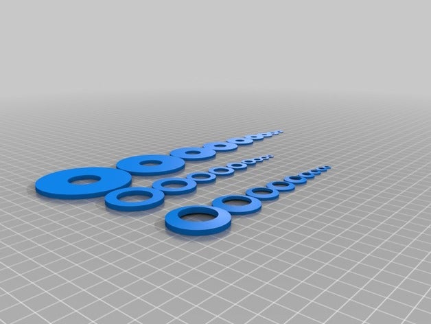 Washer collection M3-M20 (DIN 125, DIN 9021, DIN 6796)