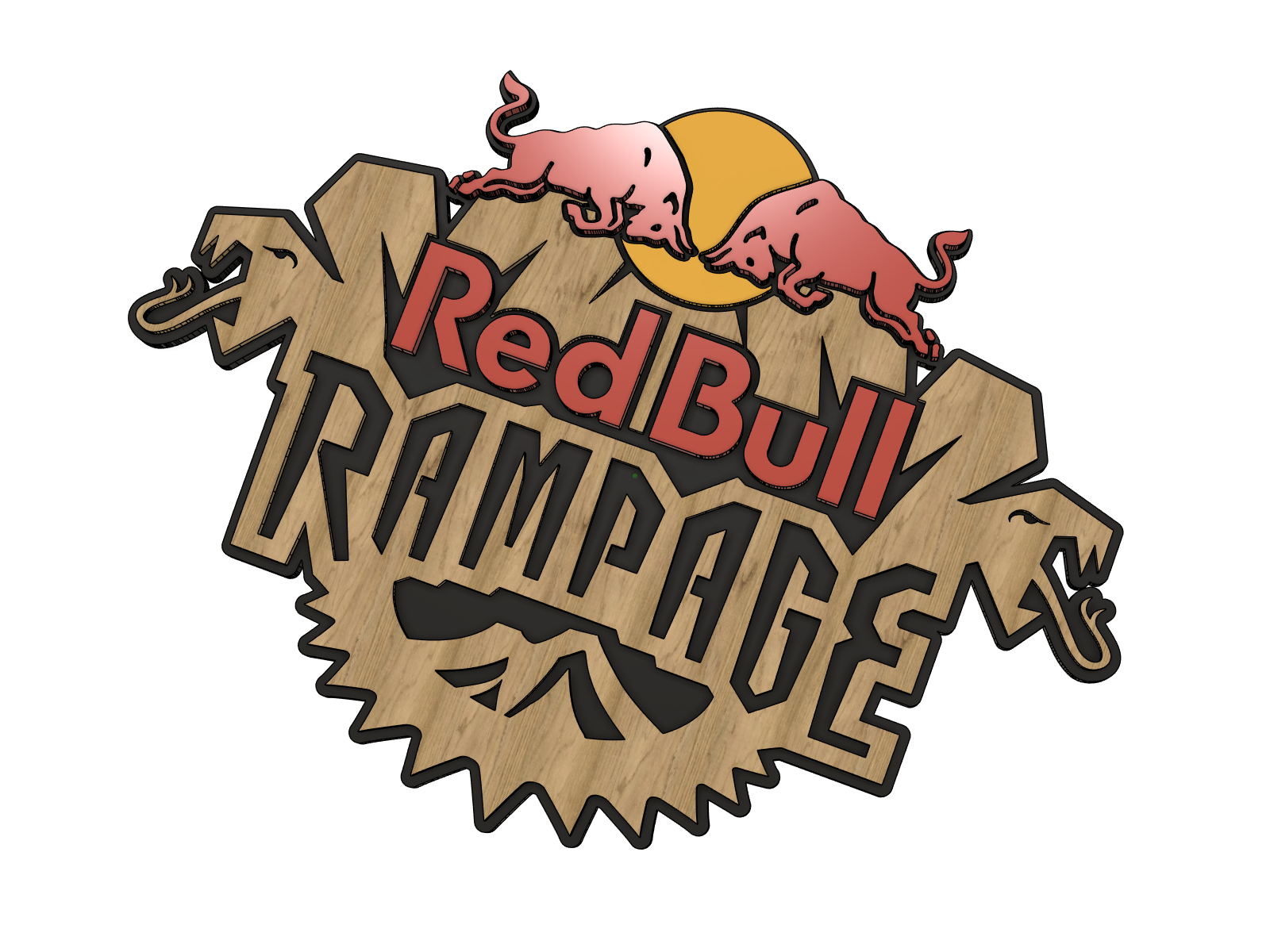 Logo Badge made for Red Bull Rampage