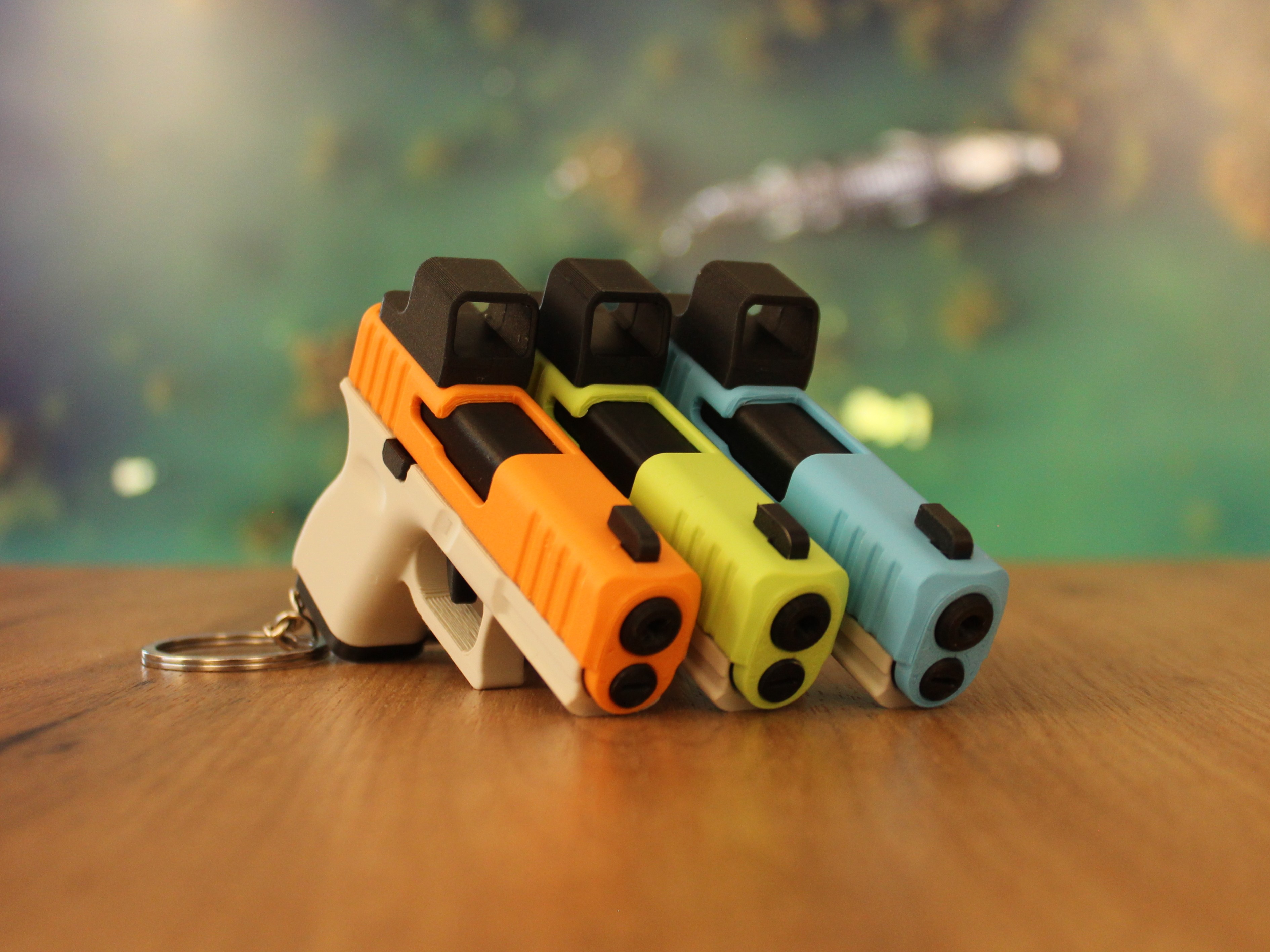 G26 Fidget Keychain β 3D-Printed Mini Slide-Action Toy