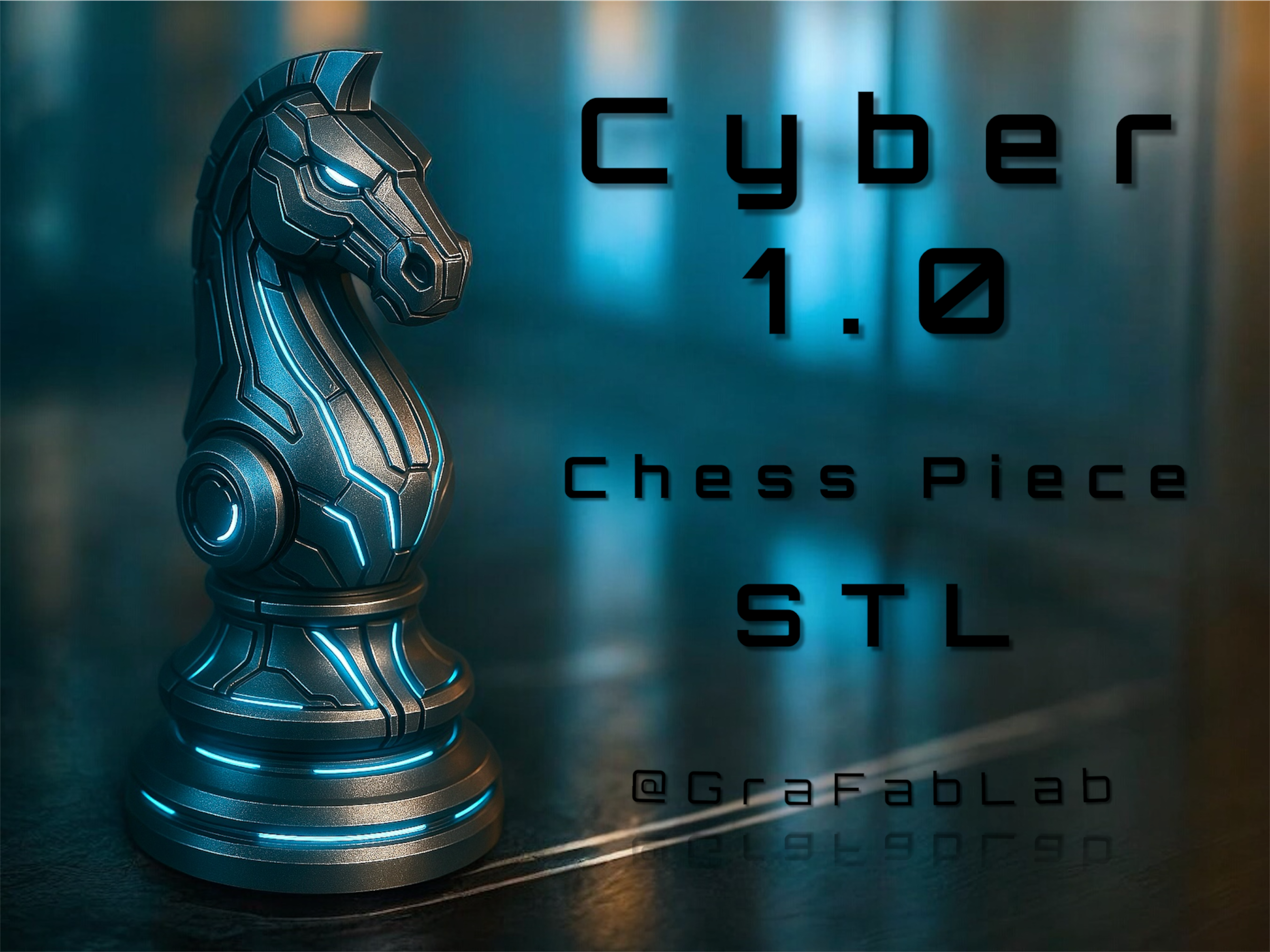 The Cyber "Knight" - chess piece