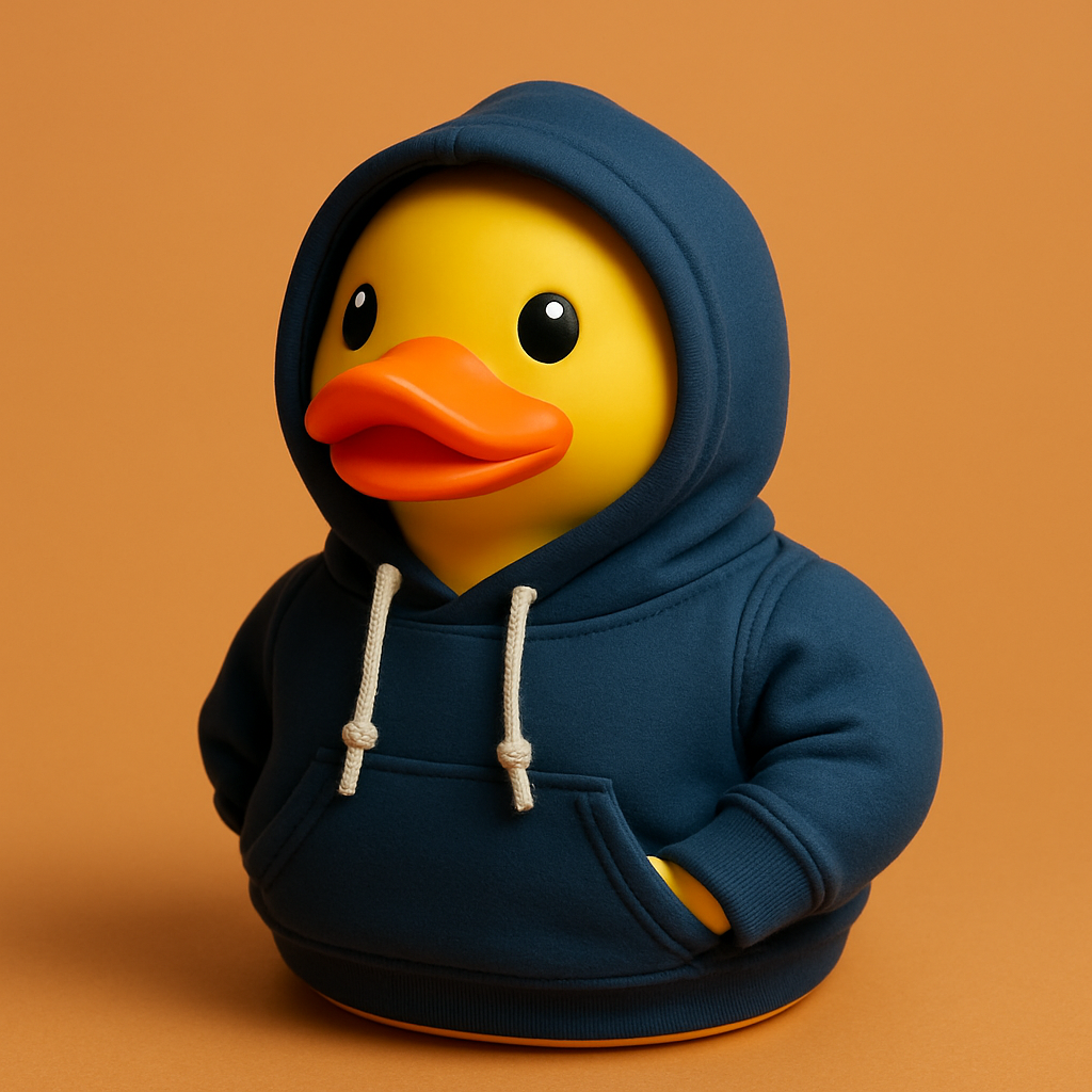 Duck in Hoodie