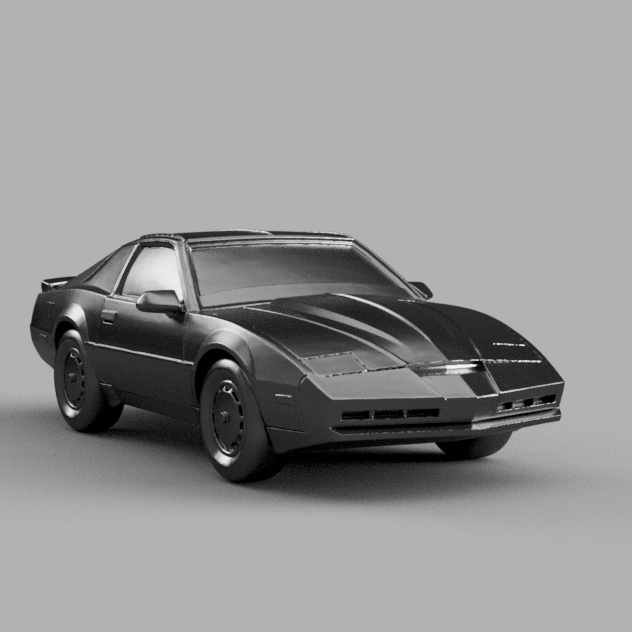KITT β Knight Rider 3D Model