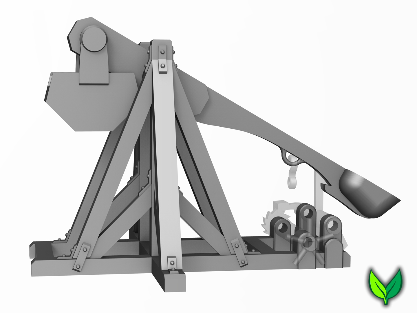 Working 28mm Trebuchet β Fantasy Siege Engine (3D Printable)