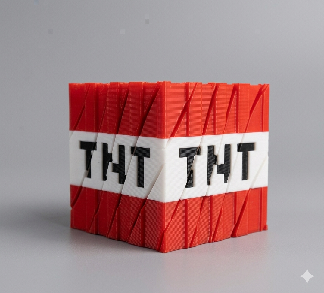 Expandable TNT Block Fidget β Articulated Kinetic Toy