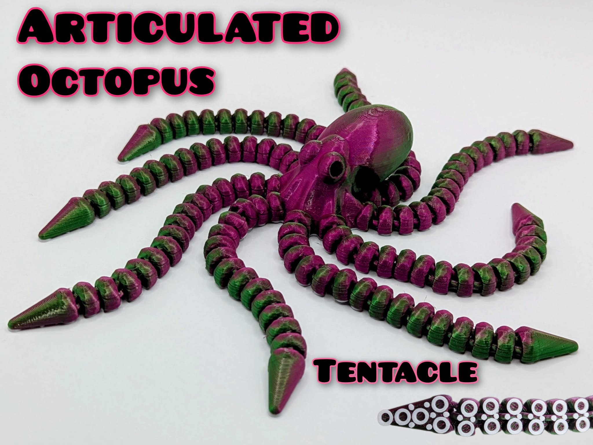 Articulated Octopus-Print in Place