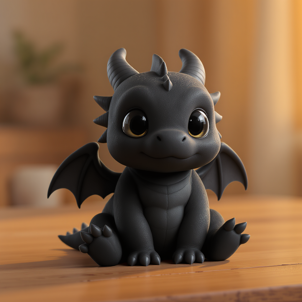 Very cute toothless baby