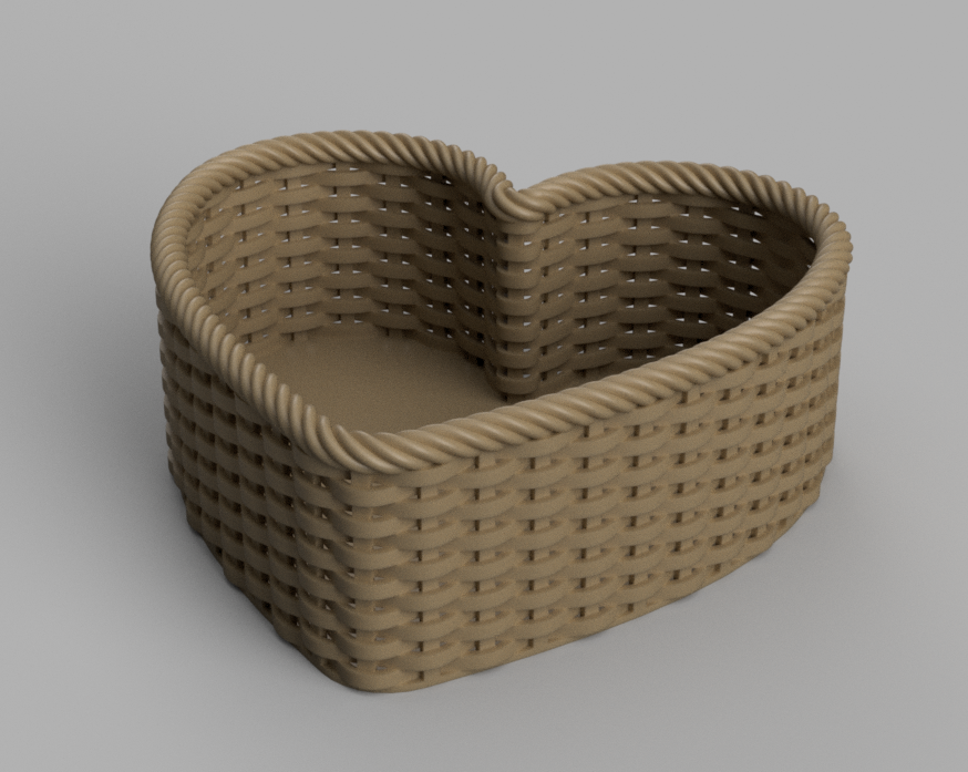 Woven heart box