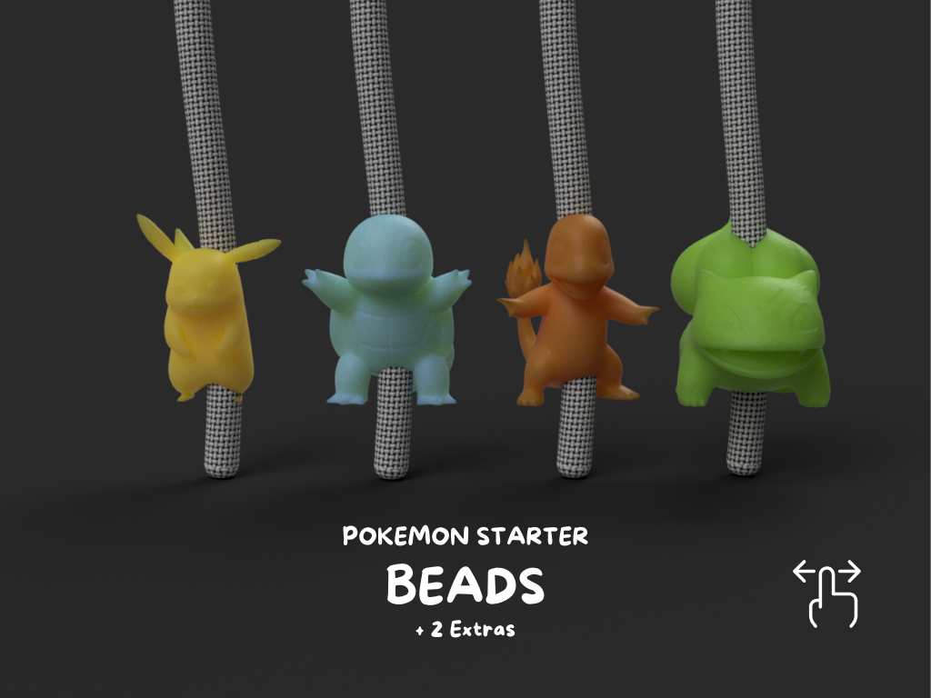 PokΓ©mon Bead Set β Starter + 2 Extras