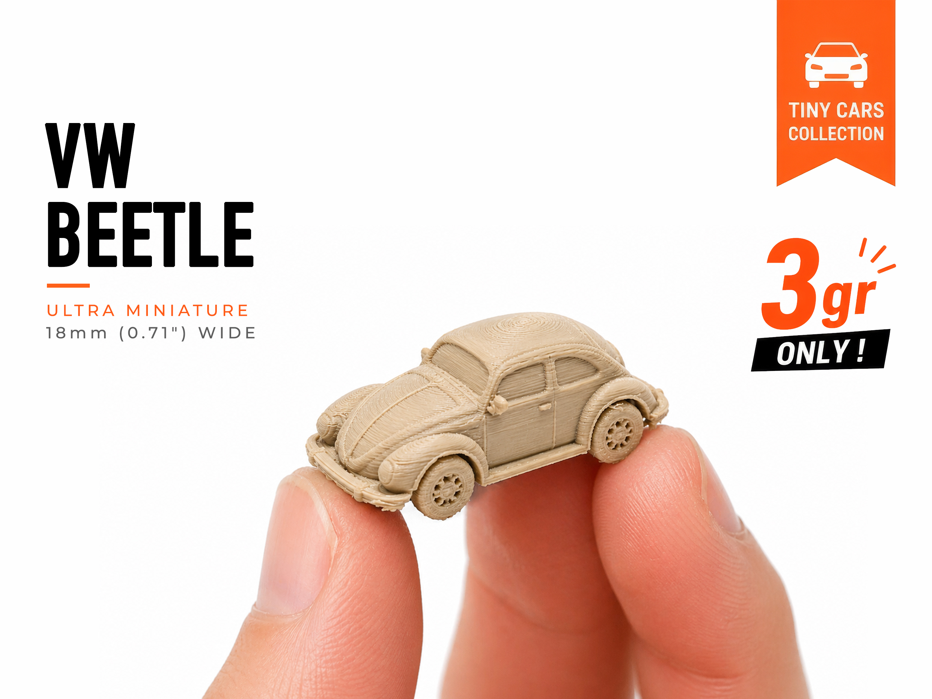 Tiny Volkswagen Beetle β Mini Cars Series