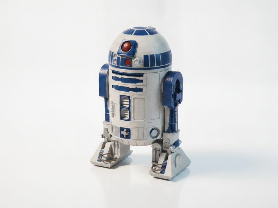 R2-D2 Droid Star Wars Collectible 3D Printable