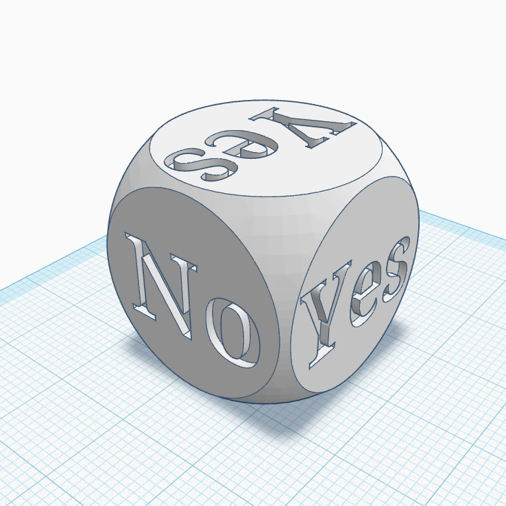 Yes or no cube