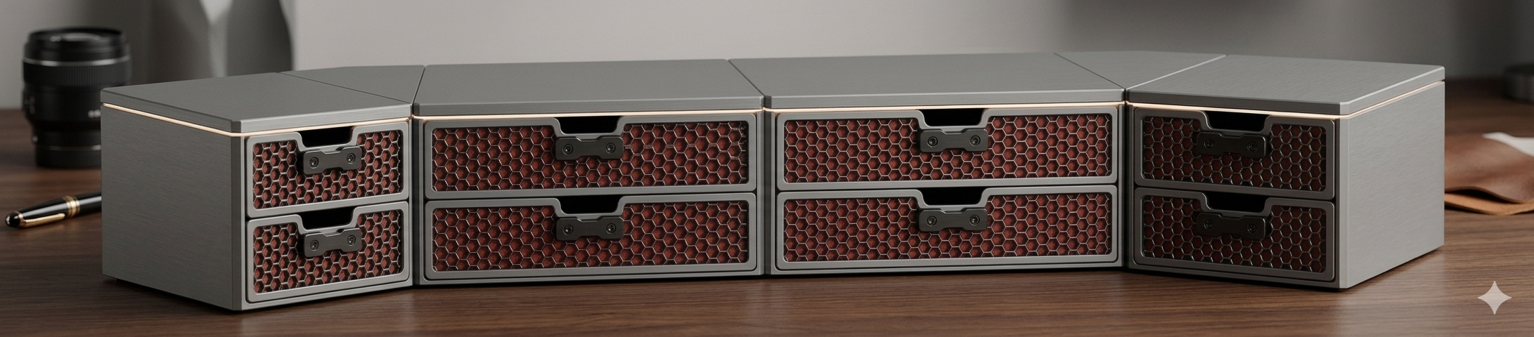 Full Desk Organizer & Monitor Stand (Stackable)